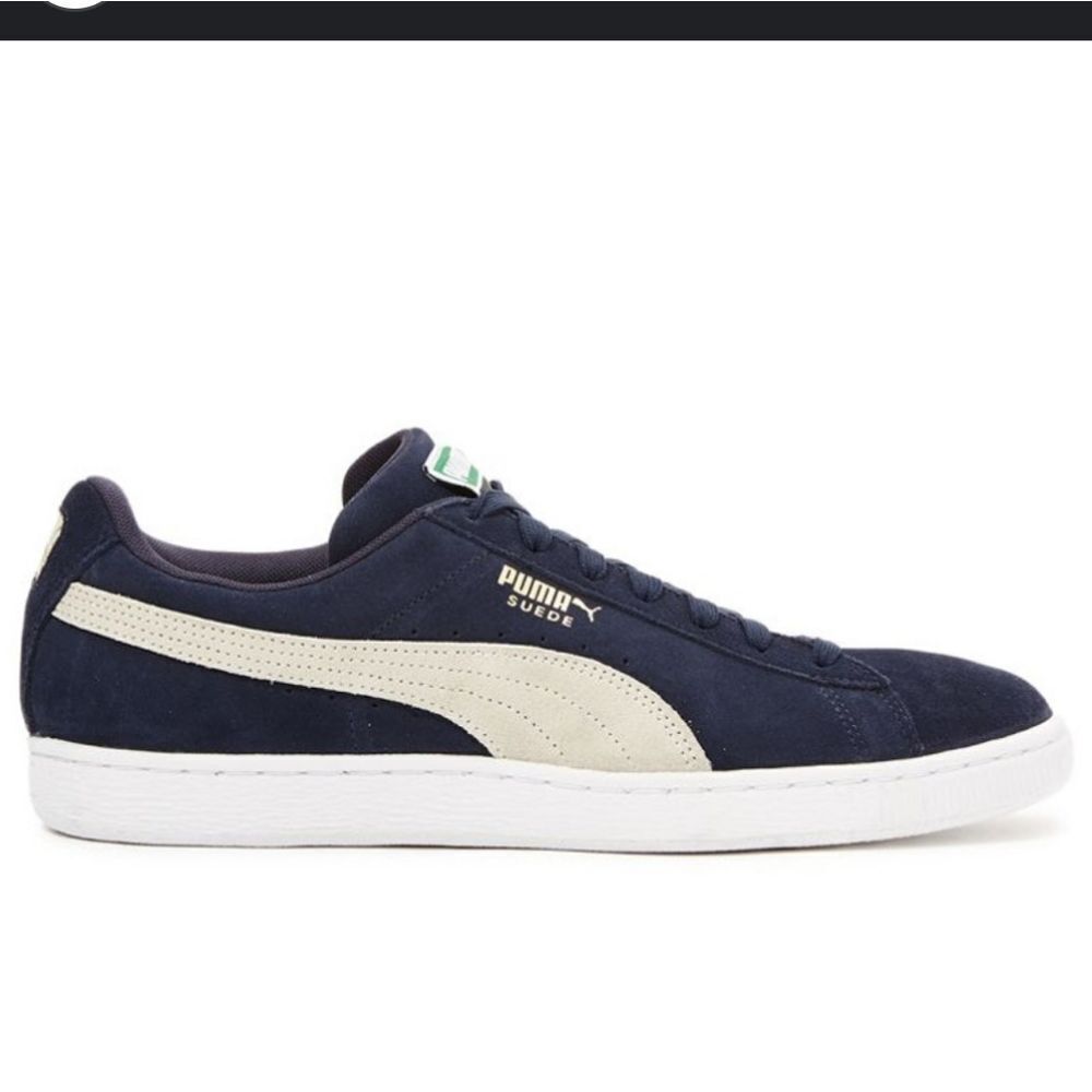 Puma Suede Classic XXI sneakers in navy and white sz 7 men's